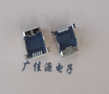 东凤镇 MINI USB 5PF 90°SMT前插后贴电源接口