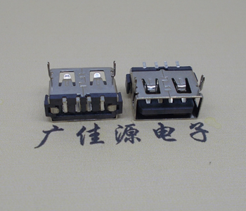 东凤镇USB短体母座.超薄5.9H胶芯.移动电源接口