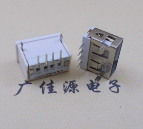 东凤镇短体USB母座AF11.5长6.0H单直边加护套
