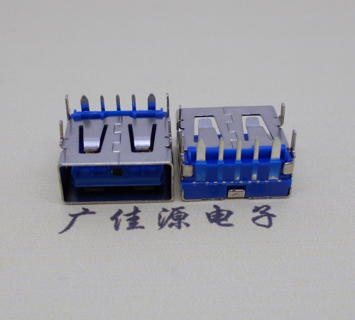东凤镇 USB5安大电流母座 OPPO蓝色胶芯,快速充电接口