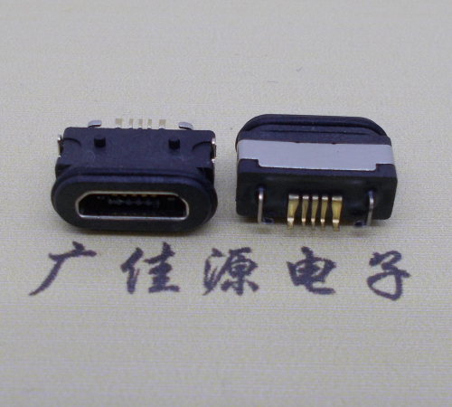 东凤镇  micro 5p防水数据接口 两脚插板防水母座