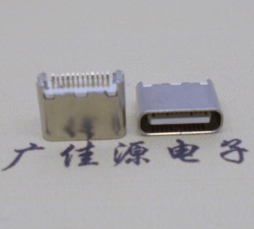 东凤镇type-c24p母座短体6.5mm夹板连接器