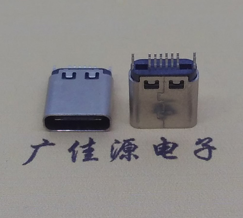 东凤镇type-c16p母座,夹板式type-c16p接口连接器