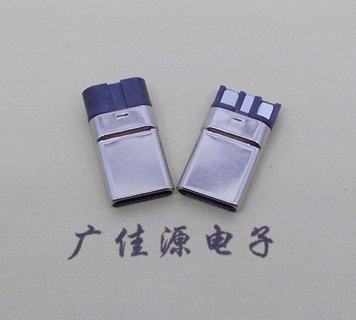 东凤镇焊线式 type c11p拉伸公头连接器总体长15.9mm