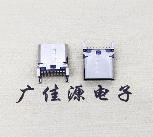东凤镇USB 3.1TYPE-C16Pin立贴母头座子引脚接线正负级详解