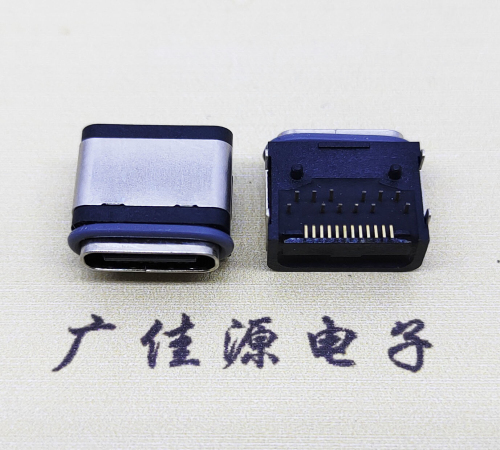 东凤镇防水TYPE-C24Pin卧式母座. 额定电流3A电压20VV 