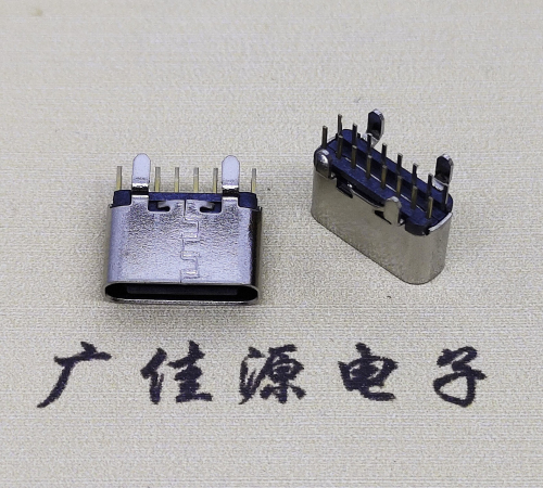 东凤镇USB 3.1TYPE C直插母座16Pin引脚图正负极规范