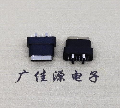 东凤镇type c16pin防水连接器.点胶防水IPX7等级.立式接口母座