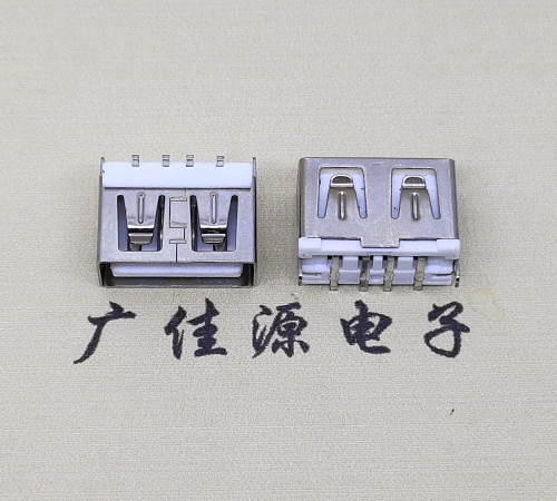 东凤镇usbA母立贴10.0mm短体 DIP立插式连接器接口