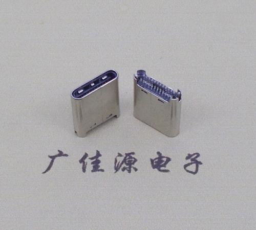 东凤镇TYPE-C公头24P夹0.7mm厚度PCB板 外壳铆压和拉伸两种款式 可高数据传输和快速充电音频等功能